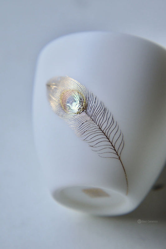 Gorgeous Peacock Teacup