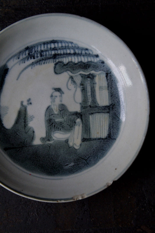 Qing-era Blue White Antique Dehua Porcelain Teapot Stand|Best Ceramics