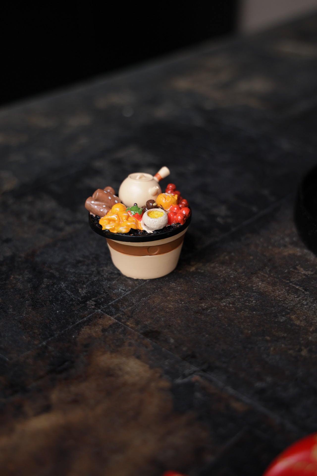 Best Ceramics-Adorable Stove-Side Tea Scene Ornament – Perfect Gift for Tea Lovers