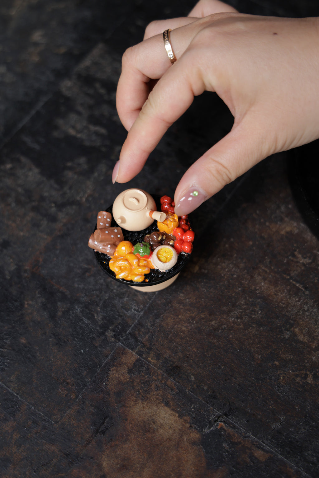 Best Ceramics-Adorable Stove-Side Tea Scene Ornament – Perfect Gift for Tea Lovers