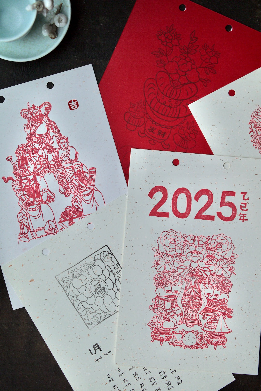 Unique Handcrafted Chinese-Inspired New Year Gift Calendar|Best Ceramics