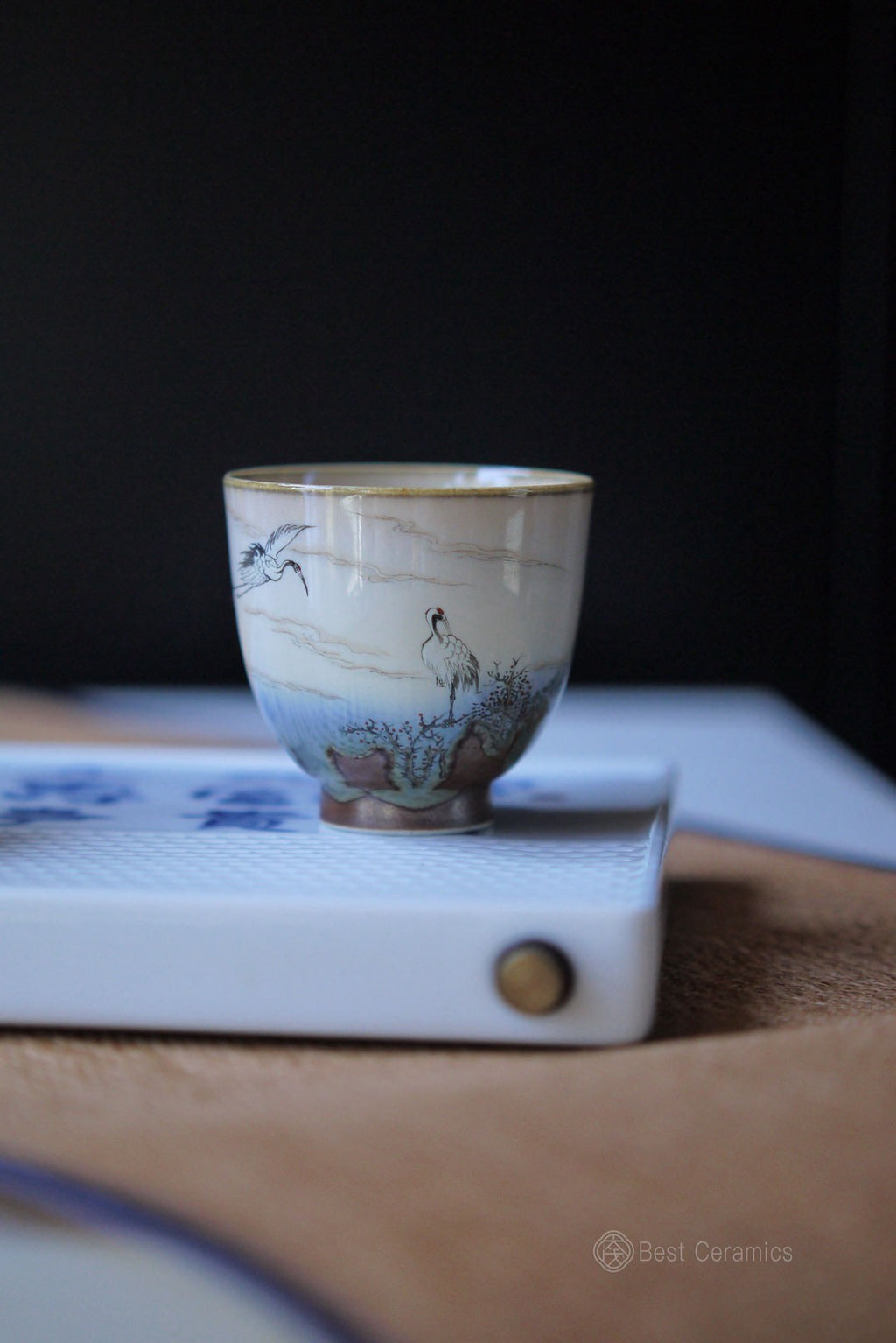 Chinese Handpainted Dehua Porcelain Kungfu Ceramic Teacup|Best Ceramics