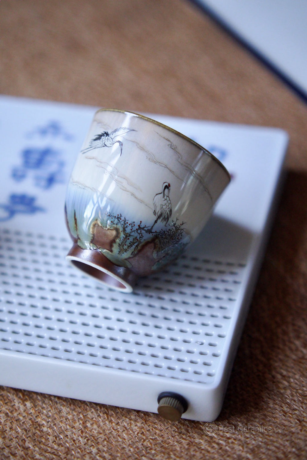 Chinese Handpainted Dehua Porcelain Kungfu Ceramic Teacup|Best Ceramics