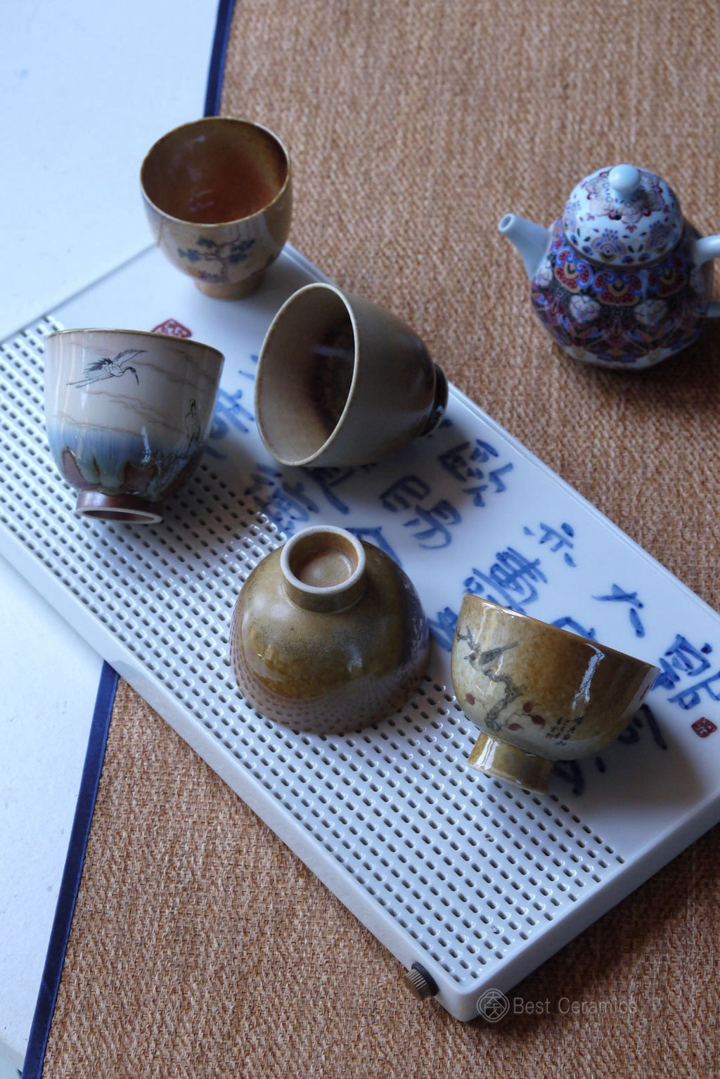 Chinese Handpainted Dehua Porcelain Kungfu Ceramic Teacup|Best Ceramics