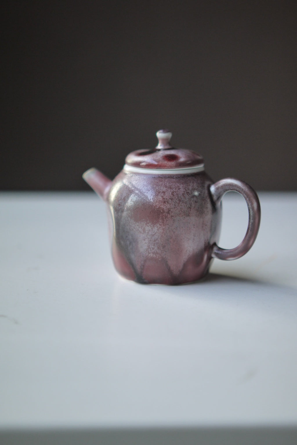 Dehua Purple Glaze Crackled Wabisabi Style Gongfu Teapot Best Ceramics