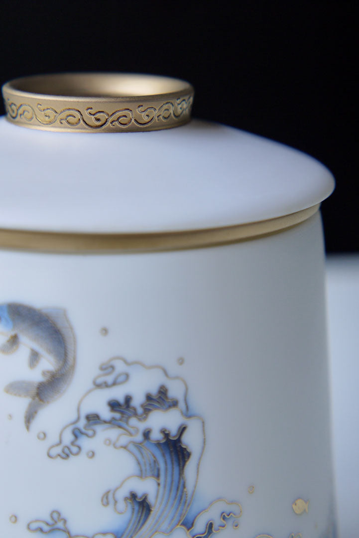 Gorgeous Morden Dehua Jade Blanc De Chine Porcelain Tea Cup Mug|Best Ceramics