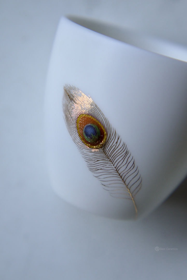 Gorgeous Peacock Teacup