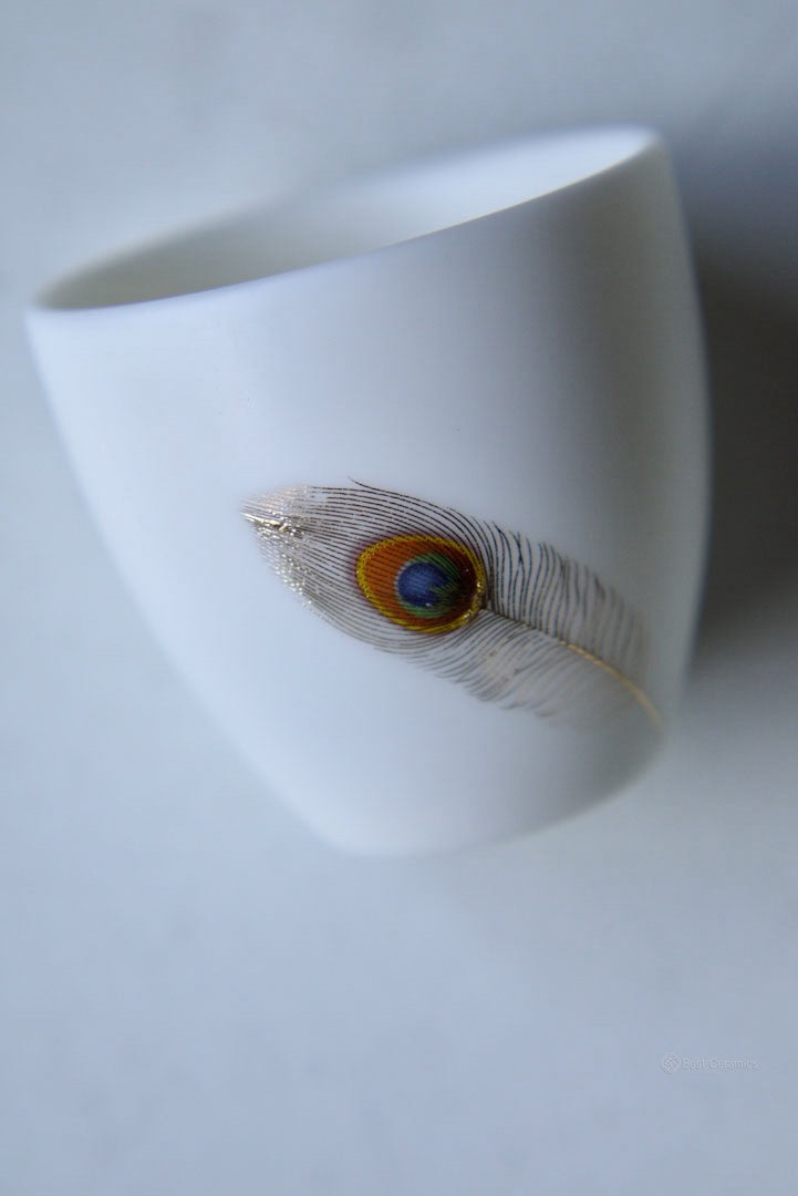 Gorgeous Peacock Teacup