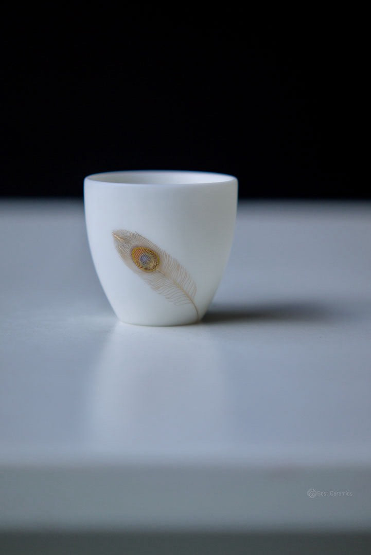 Gorgeous Peacock Teacup