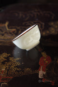 Vintage Dehua White Porcelain Handcarved Elegance Tea Cup|Best Ceramics