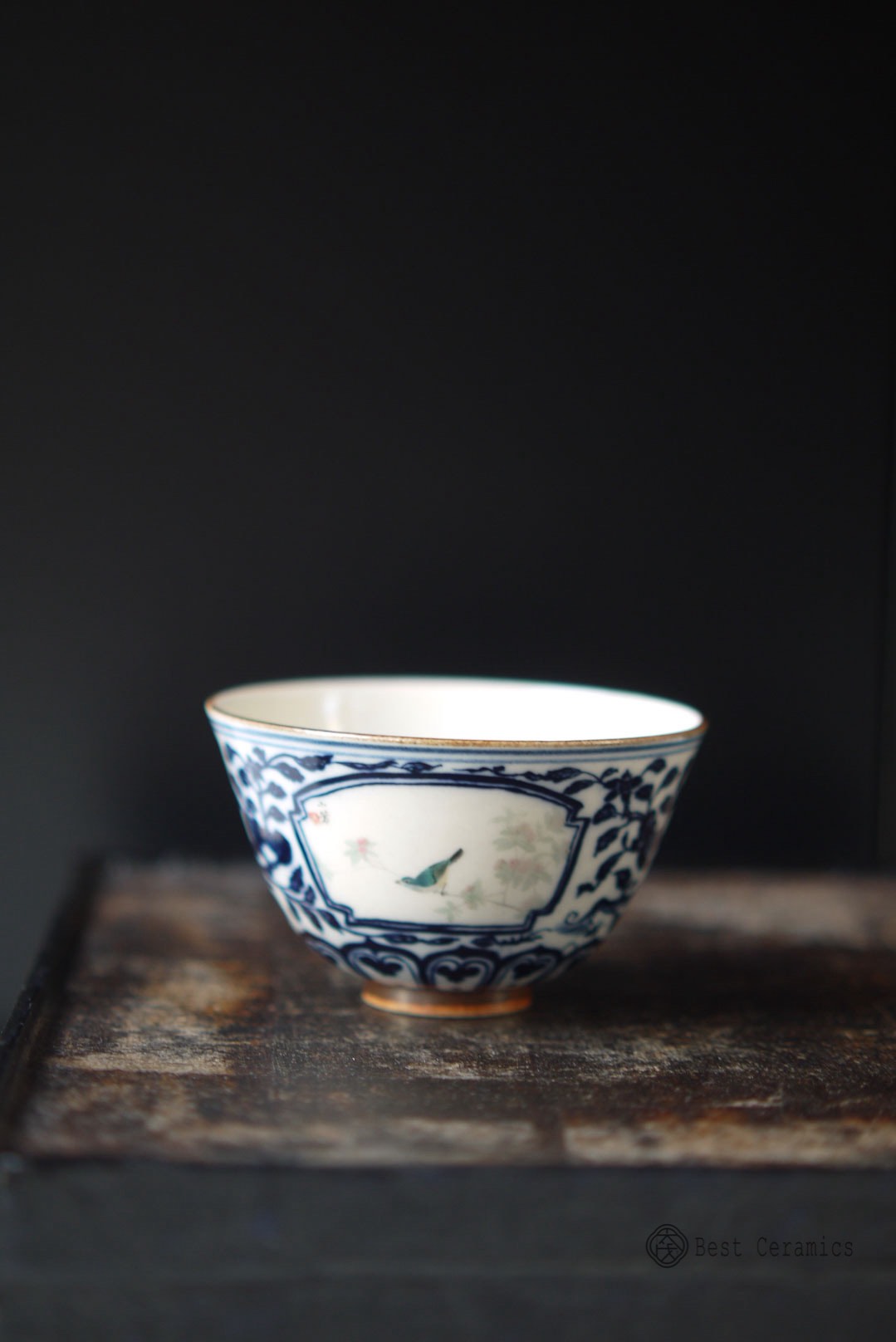 Handpainting Woodfire Blue And White Classic Kungfu Teacup|Best Ceramics