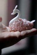 Hand-Sculpted Porcelain Swan - Intangible Cultural Heritage Art Decor