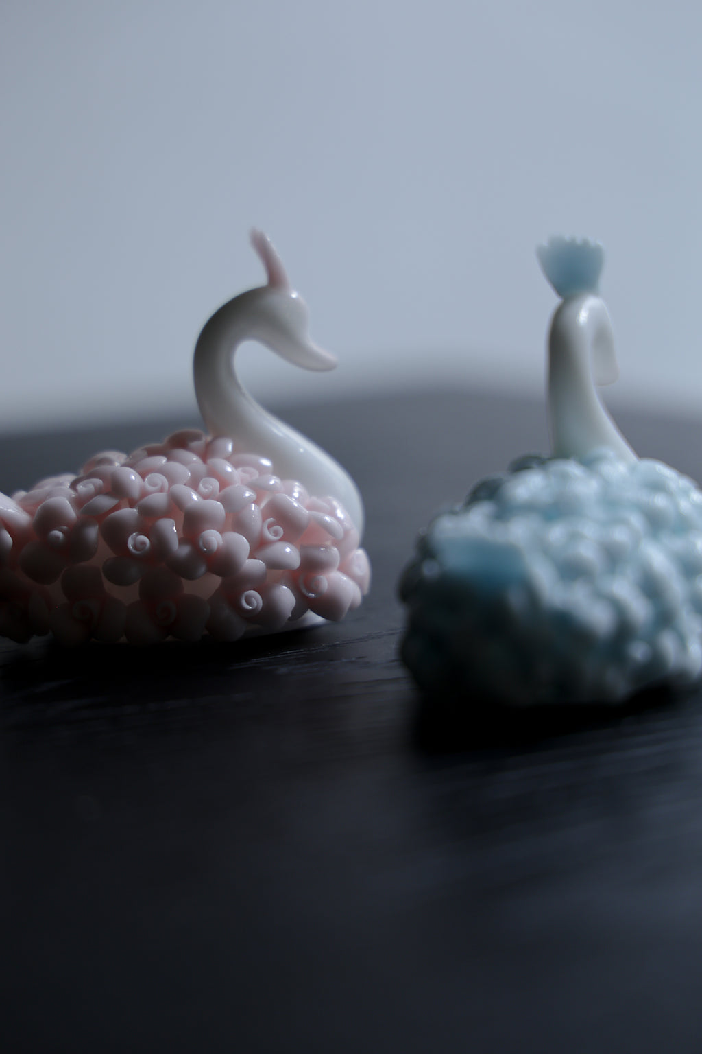 Hand-Sculpted Porcelain Swan - Intangible Cultural Heritage Art Decor