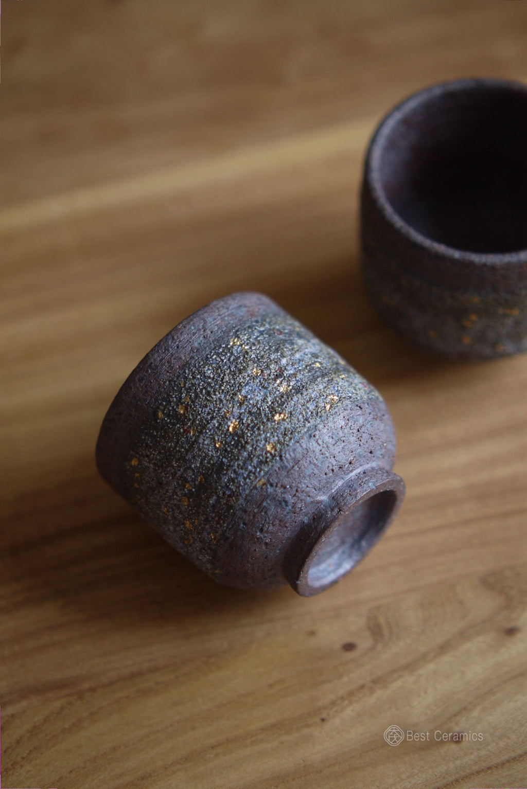 Tasse à thé minérale en roche turquoise