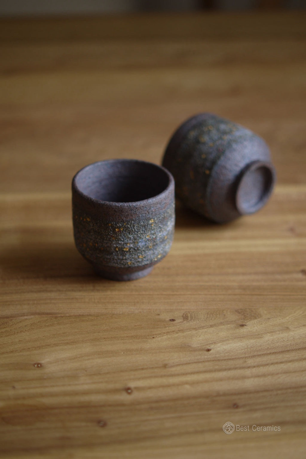 Tasse à thé minérale en roche turquoise