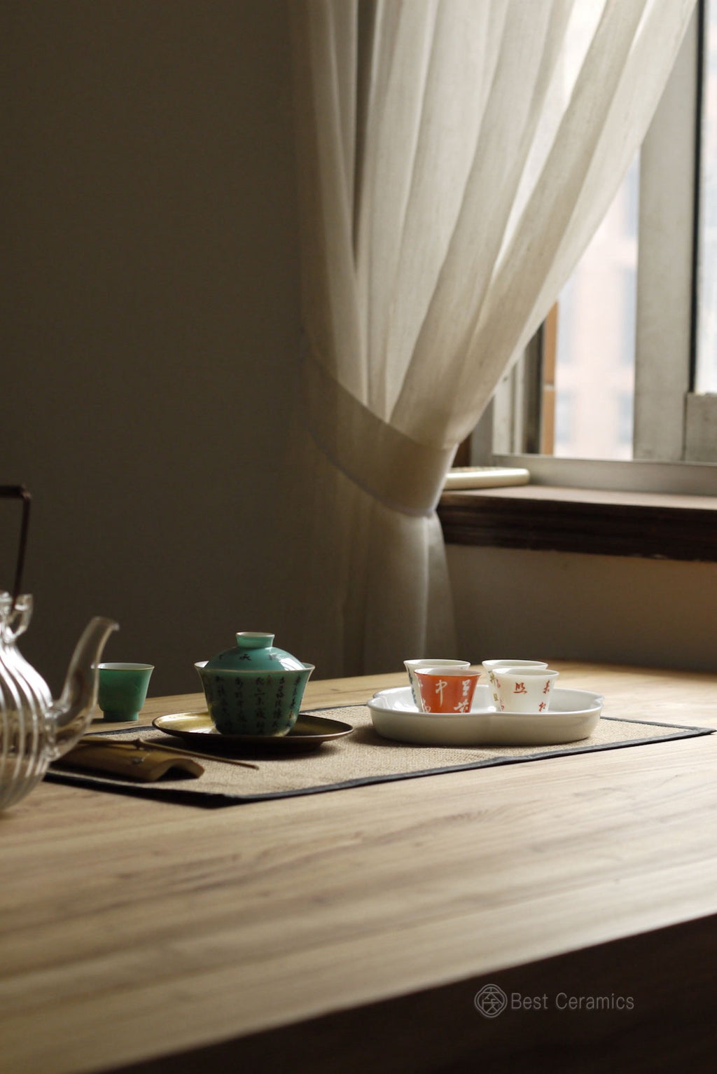 Jingdezhen Handcrafted Song Moonlit Reflections Gaiwan|Best Ceramics