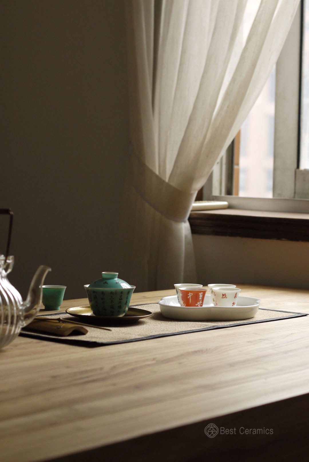 Jingdezhen Handcrafted Song Moonlit Reflections Gaiwan|Best Ceramics