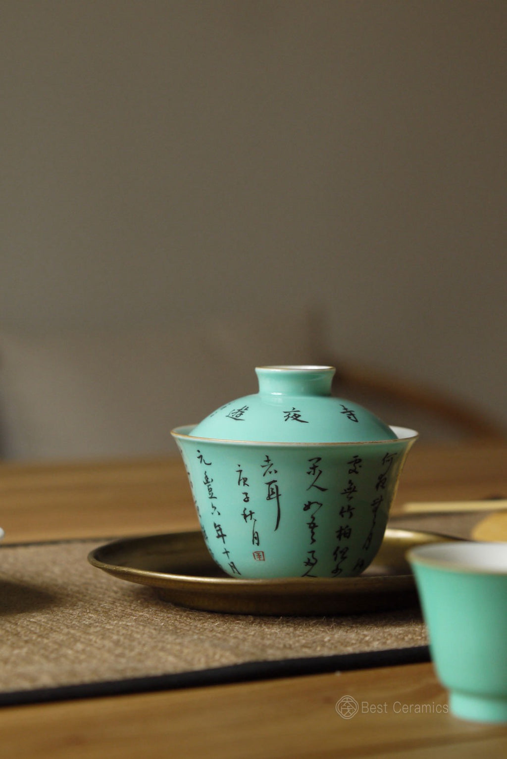 Jingdezhen Handcrafted Song Moonlit Reflections Gaiwan|Best Ceramics