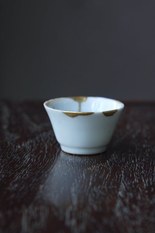 Kintsugi Gold Repair Antique Dehua Porcelain Kung Fu Teacup|Best Ceramics
