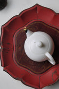 Dehua Jade Porcelain Kintsugi Refined Craftsmanship Teapot|Best Ceramics
