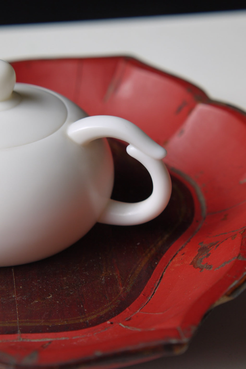 Dehua Jade Porcelain Kintsugi Refined Craftsmanship Teapot|Best Ceramics