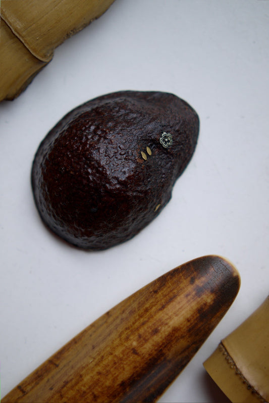 Avocado Handmade Lacquerware Artwork Coffee Tea Scoops Best Ceramics