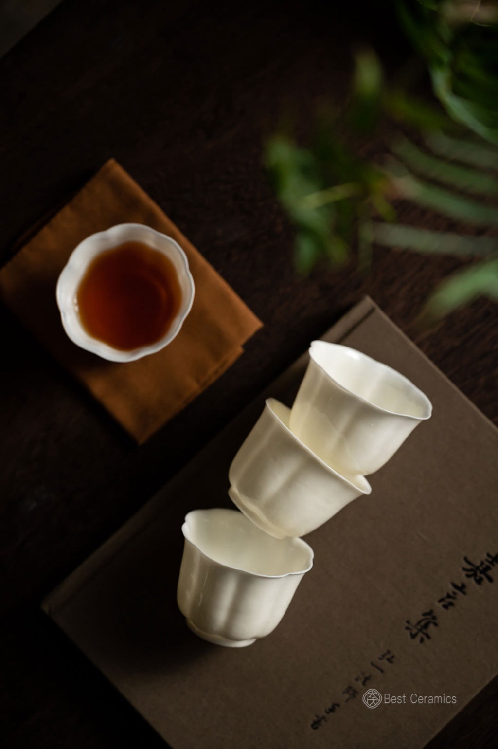 Whimsical Thin-Porcelain Tea Cup