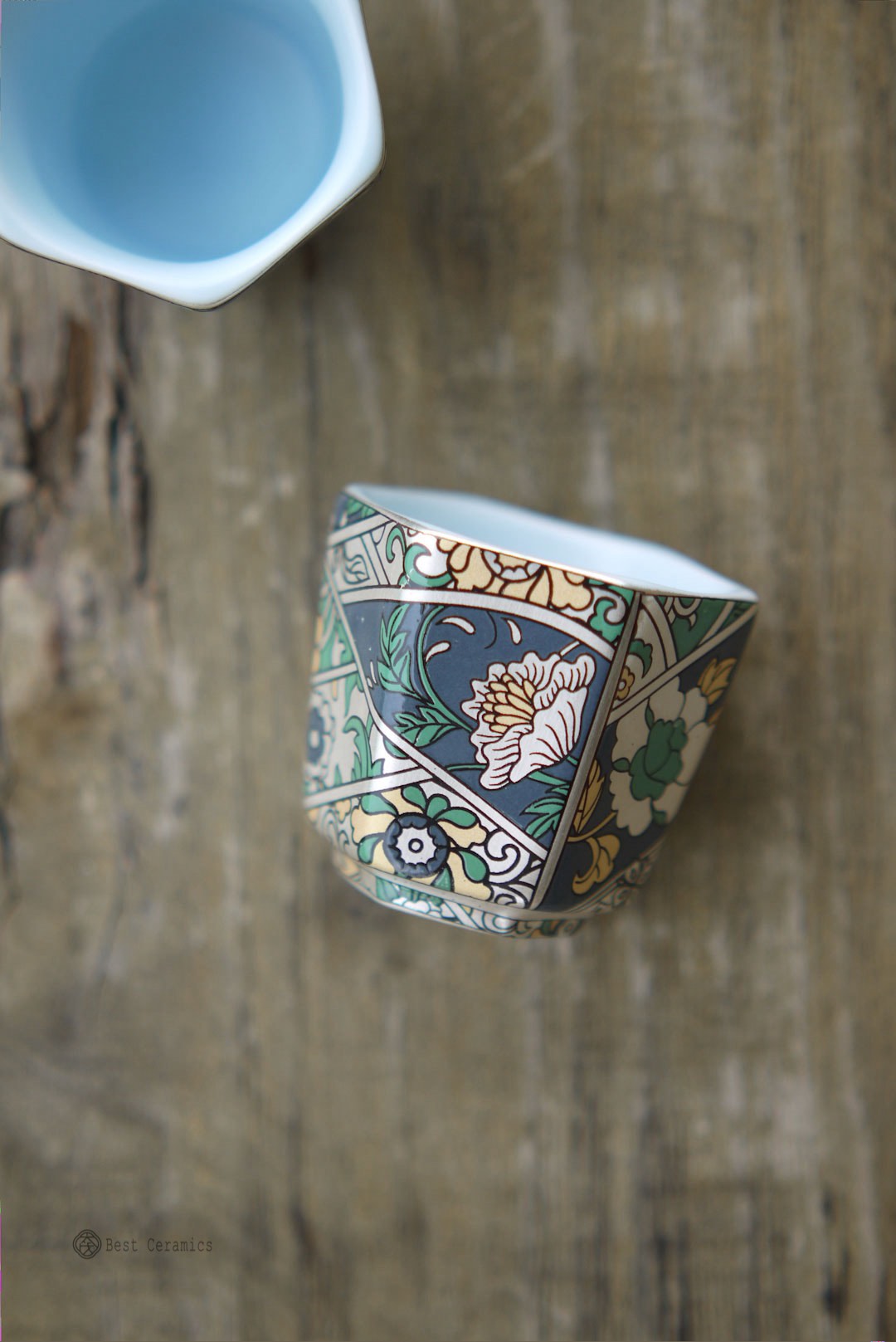 Chinese Classic Silver Painting Flowers Gongfu Teapot Set|Best Ceramics