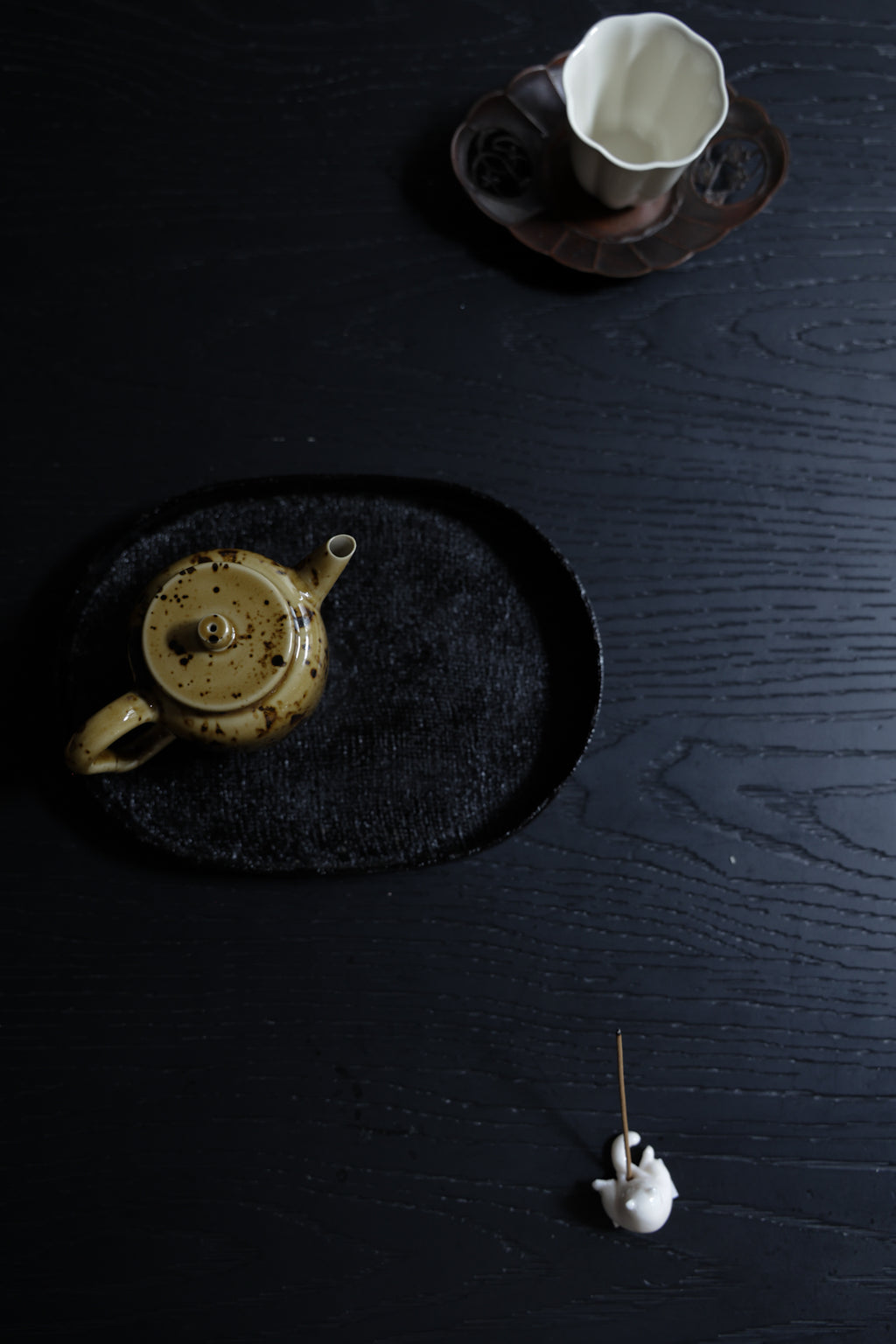 Hong Jianpeng Tortoise Glaze Teapot | Handmade Ancient Rhythm Pot