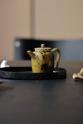 Hong Jianpeng Tortoise Glaze Teapot | Handmade Ancient Rhythm Pot