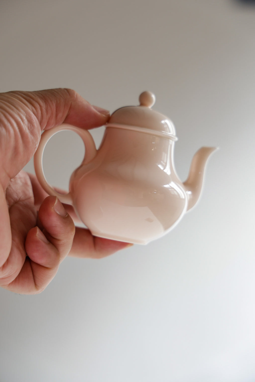 Ming Style White Porcelain Pot | Handcrafted Hai Er Hong Teapot