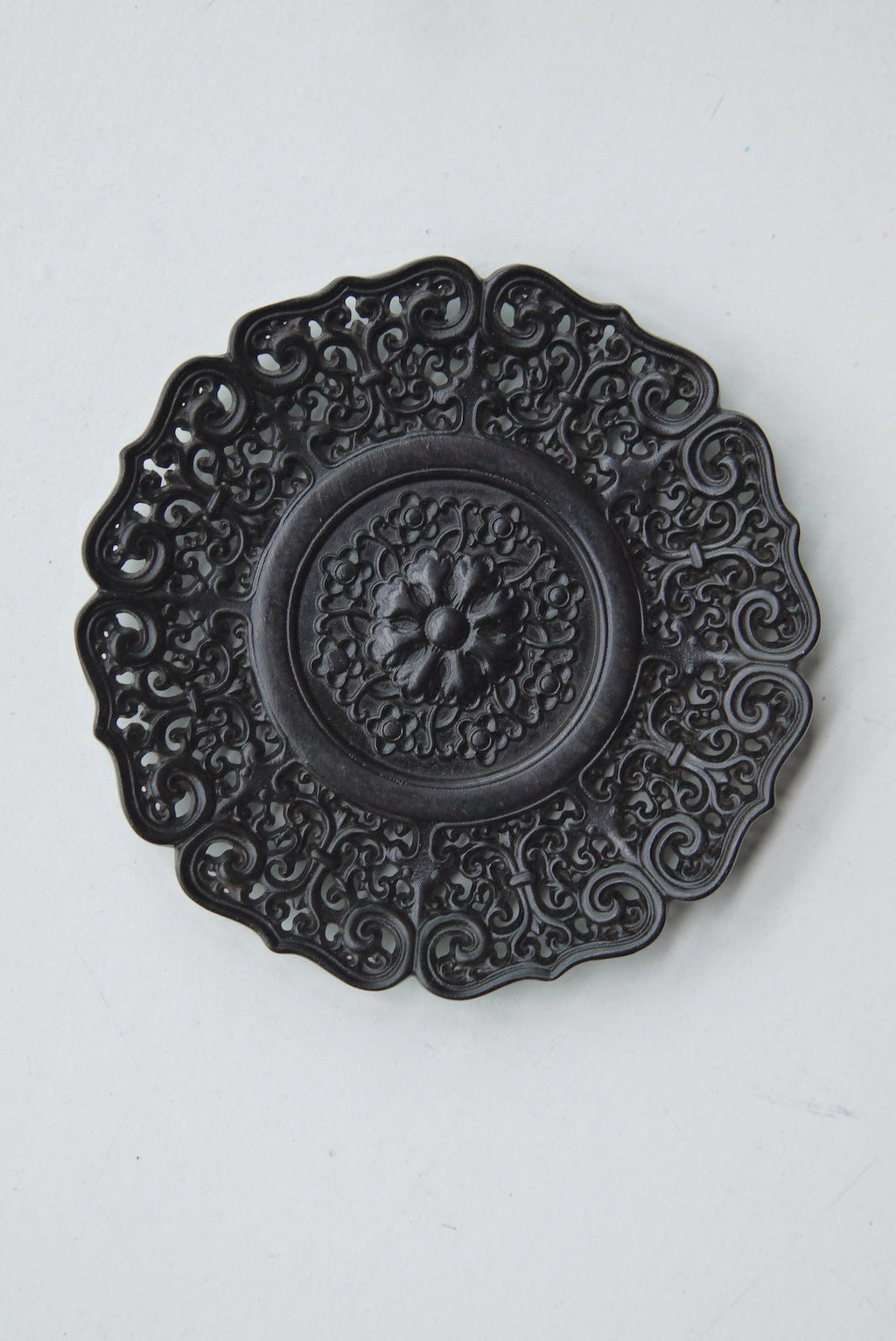 Plateau à thé en bois sculpté à la main