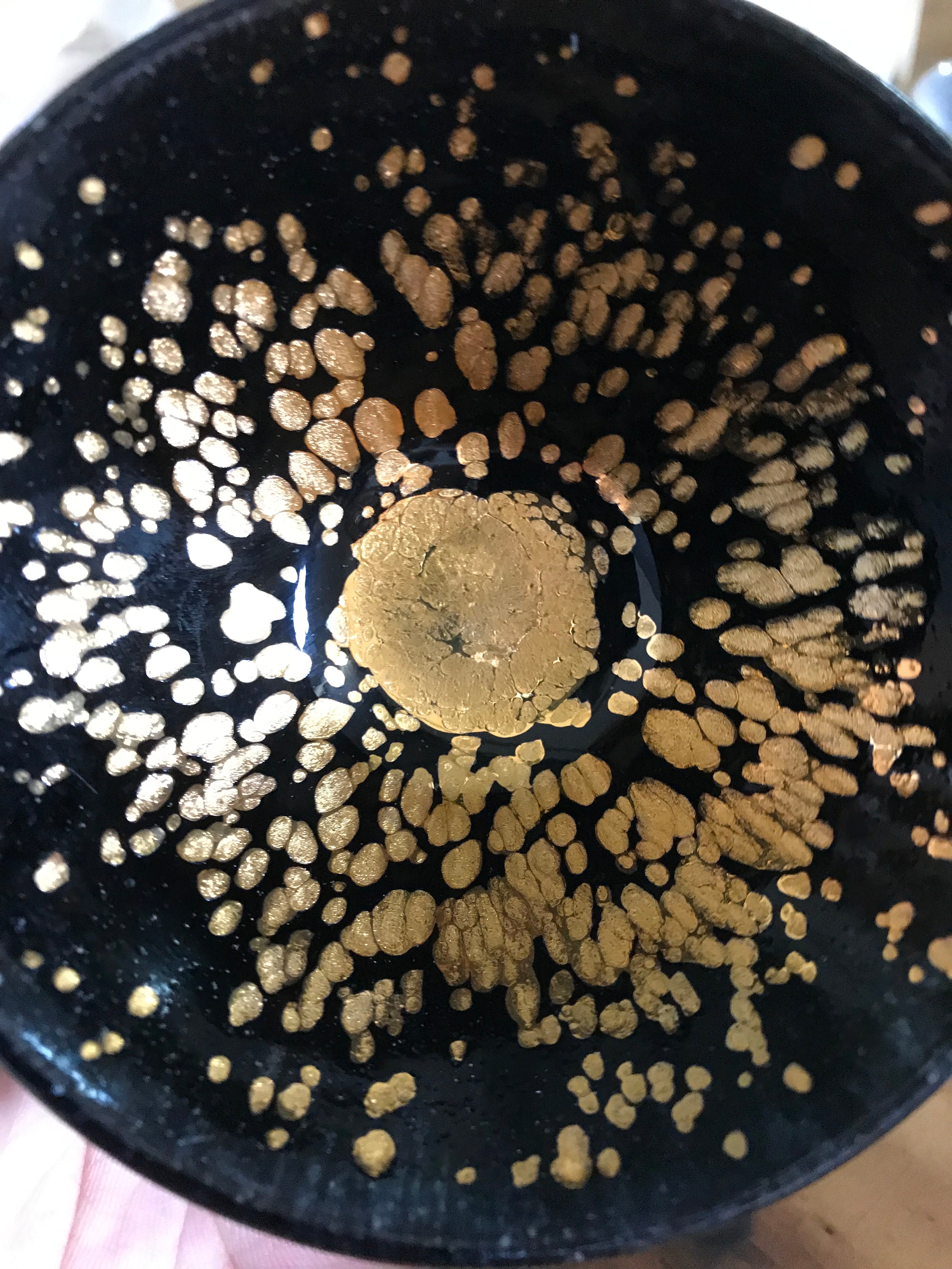 Golden And Black Jian Ware Tenmoku Cup China Traditional|Best Ceramics