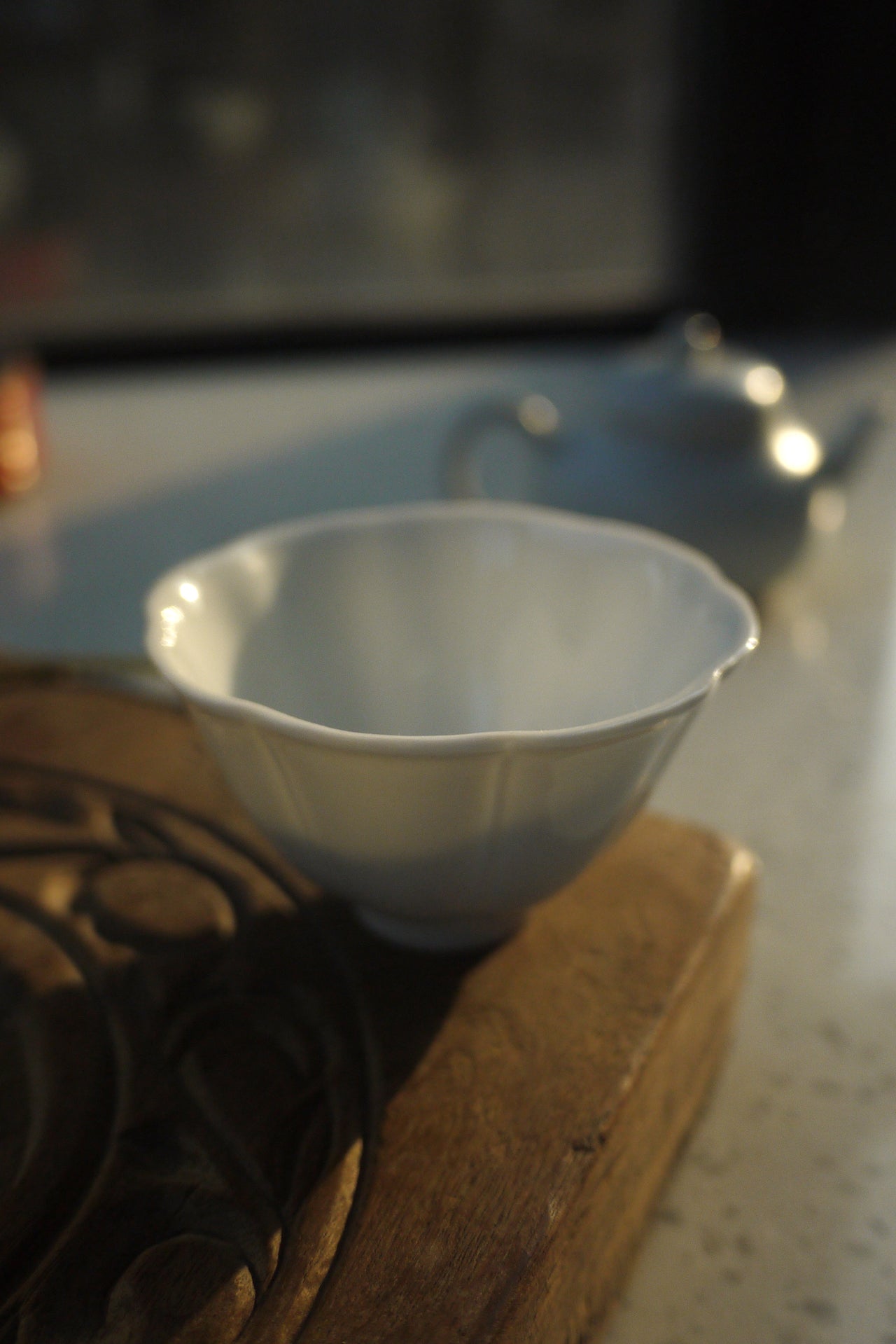 Vintage Style Melon Hand Sculpted Chinese Gongfu Teacup|Best Ceramics