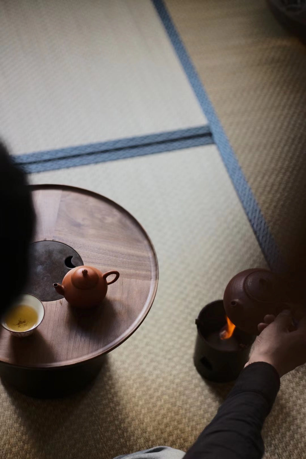 Lovely Chinese Handmade Mini Gongfu Tea-Table With Stove|Best Ceramics