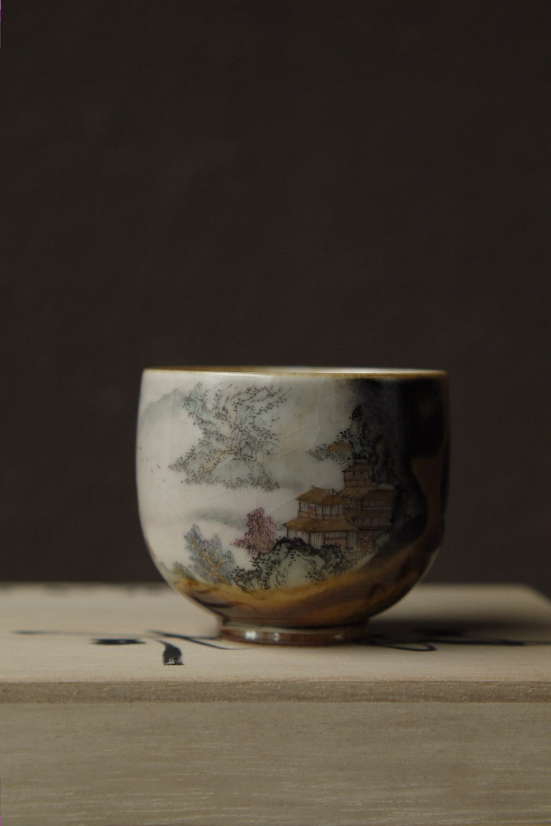 Hand-painted Wood-firing Ceramic Vintage Kungfu Teacup|Best Ceramics