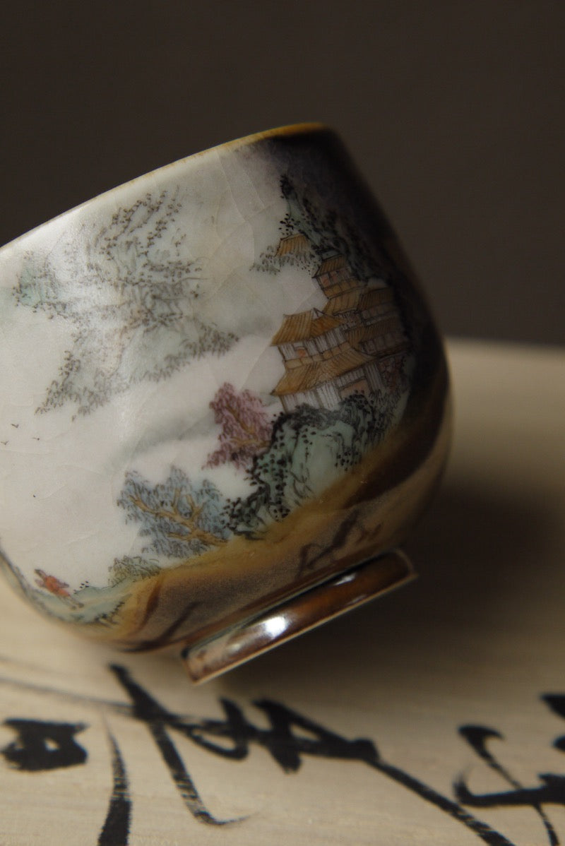 Hand-painted Wood-firing Ceramic Vintage Kungfu Teacup|Best Ceramics