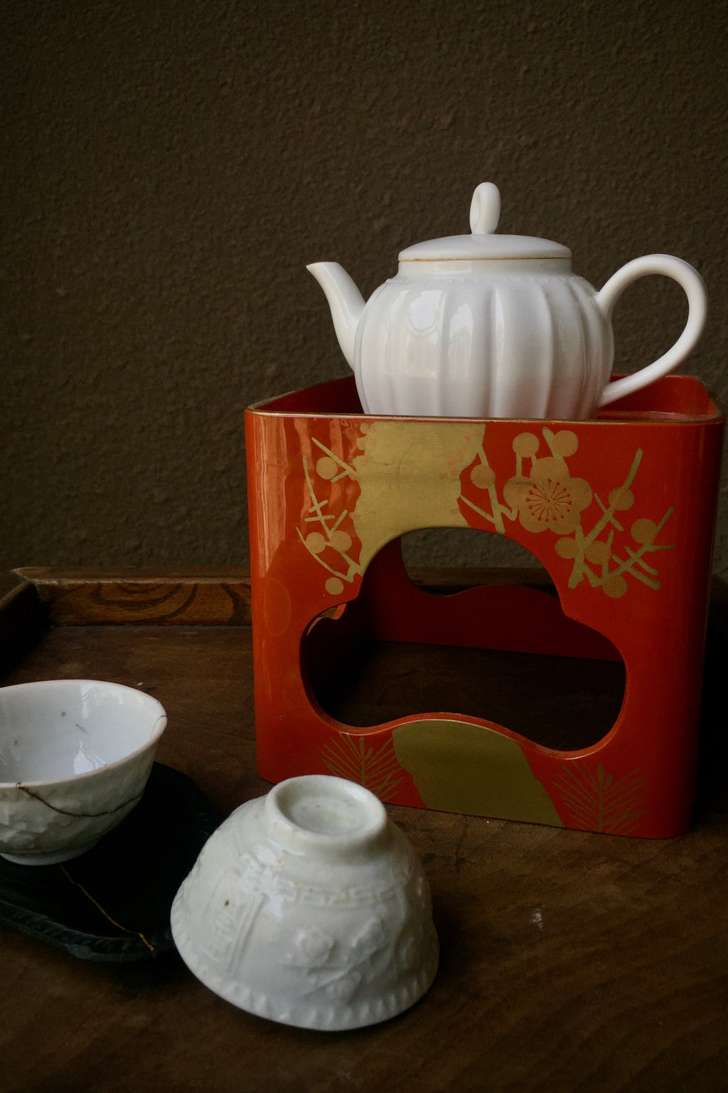 Qing Palace Antique Style Sculpte Teapot Blanc De Chine|Best Ceramics