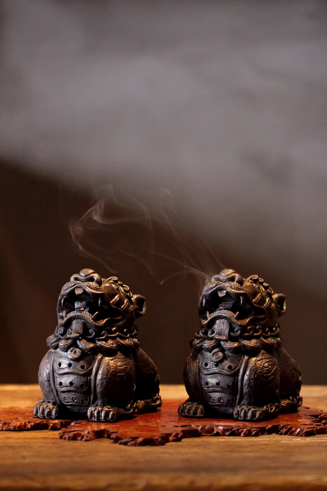 Qilin Censer Chinese Traditional Antique Style Tea Room|Best Ceramics