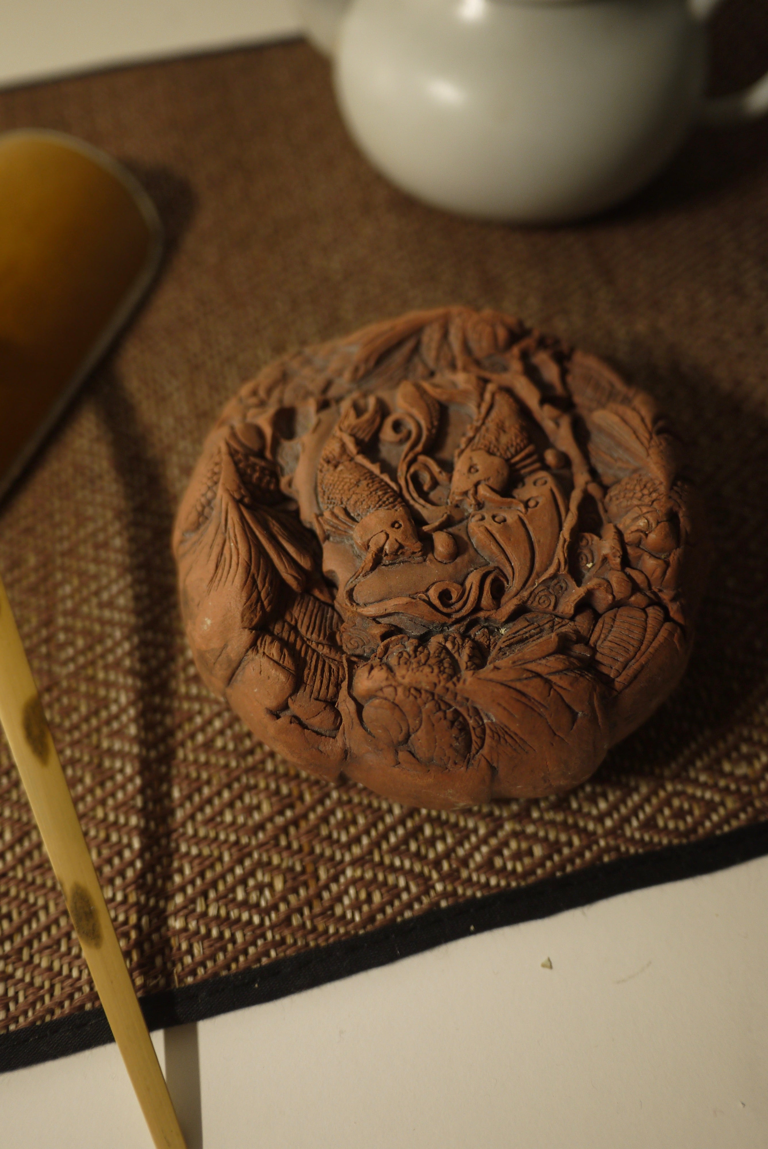 Antiques Chinese Ceramic Lid Saucer Hucheng Gongfu Tea|Best Ceramics